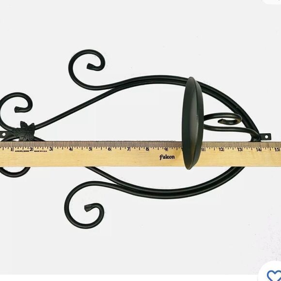 Longaberger Foundry Wall Sconce Wrought Iron Candle Holder! - Picture 4 of 5